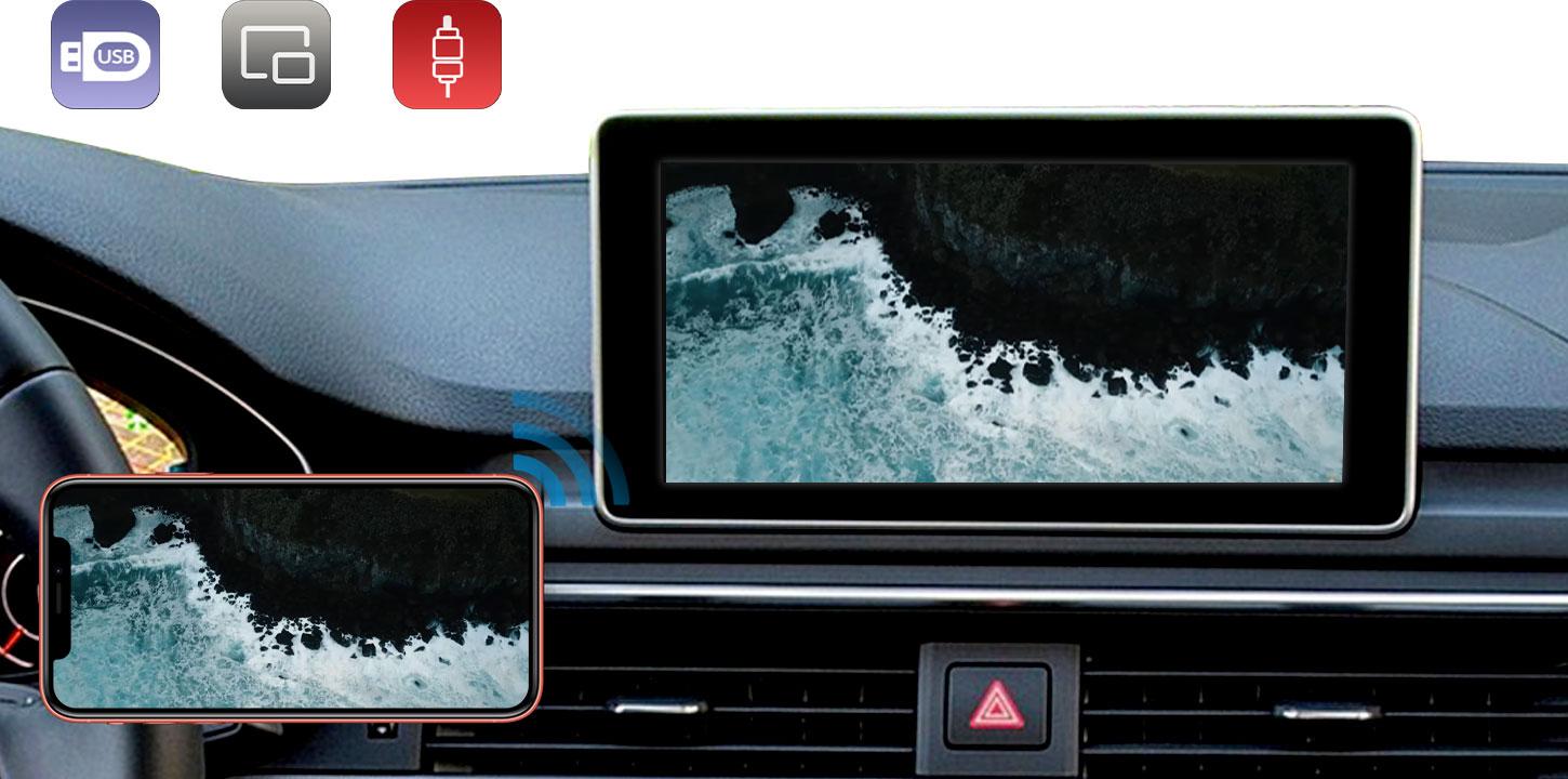 wireless carplay interface for audi