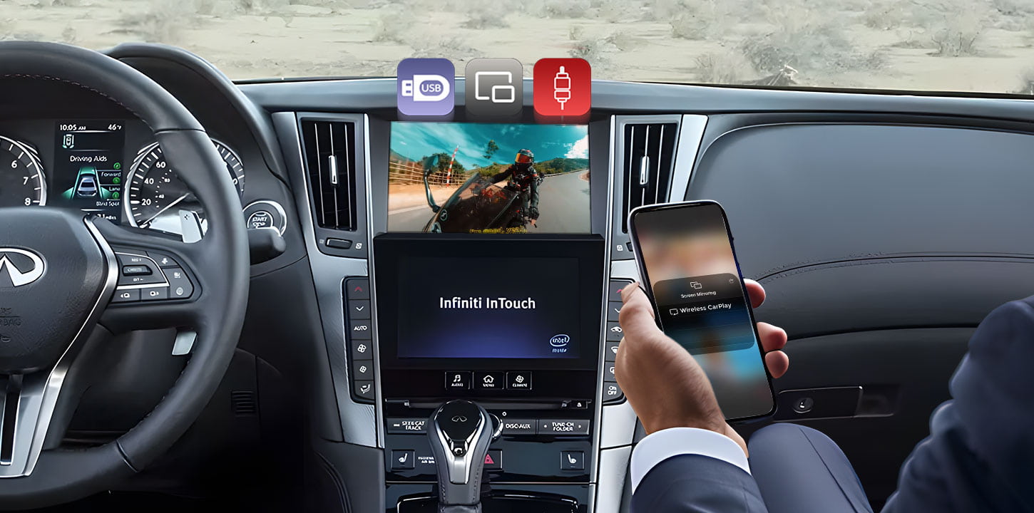 for infiniti q50 carplay